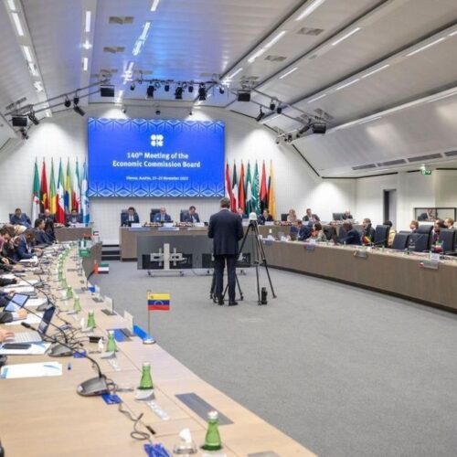 The increase was agreed by the seven core members, Saudi Arabia, Russia, Iraq, Kuwait, Algeria, Kazakhstan and Oman, meeting virtually, and marks the sixth consecutive monthly rise and the fourth at this same level.